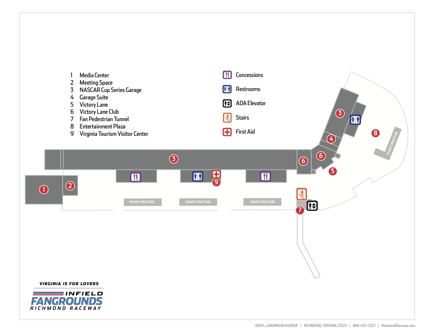 Infield / Fan Grounds Map preview